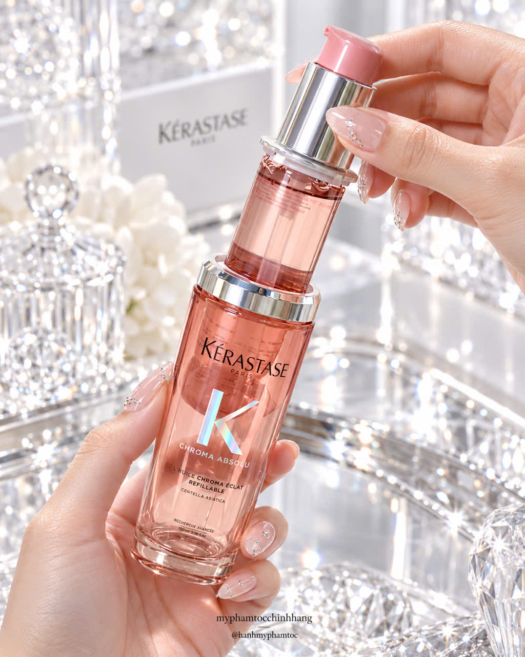 TINH DẦU KERASTASE CHROMA ABSOLU Éclat DƯỠNG MÀU 75ML