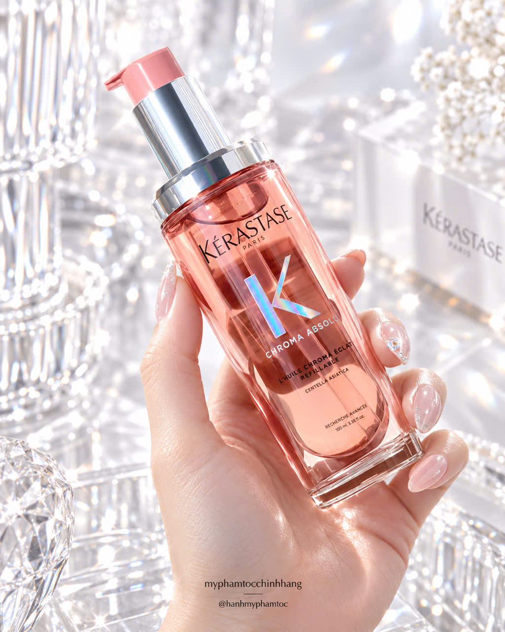 TINH DẦU KERASTASE CHROMA ABSOLU Éclat DƯỠNG MÀU 75ML
