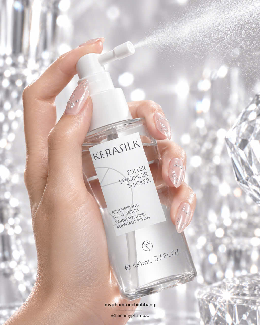 Huyết thanh tái tạo da đầu kích thích mọc tóc Kerasilk Redensifying Scalp Serum 100ml