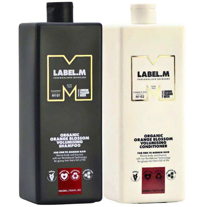 Dầu gội và dầu xả tăng độ dày tóc Label.m Amaranth Thickening Shampoo & Conditioner 300ml 1000ml