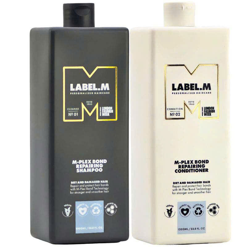 Dầu gội và dầu xả mềm mượt không gây nặng tóc Label.m Diamond Dust Nourishing  300ml 1000ml