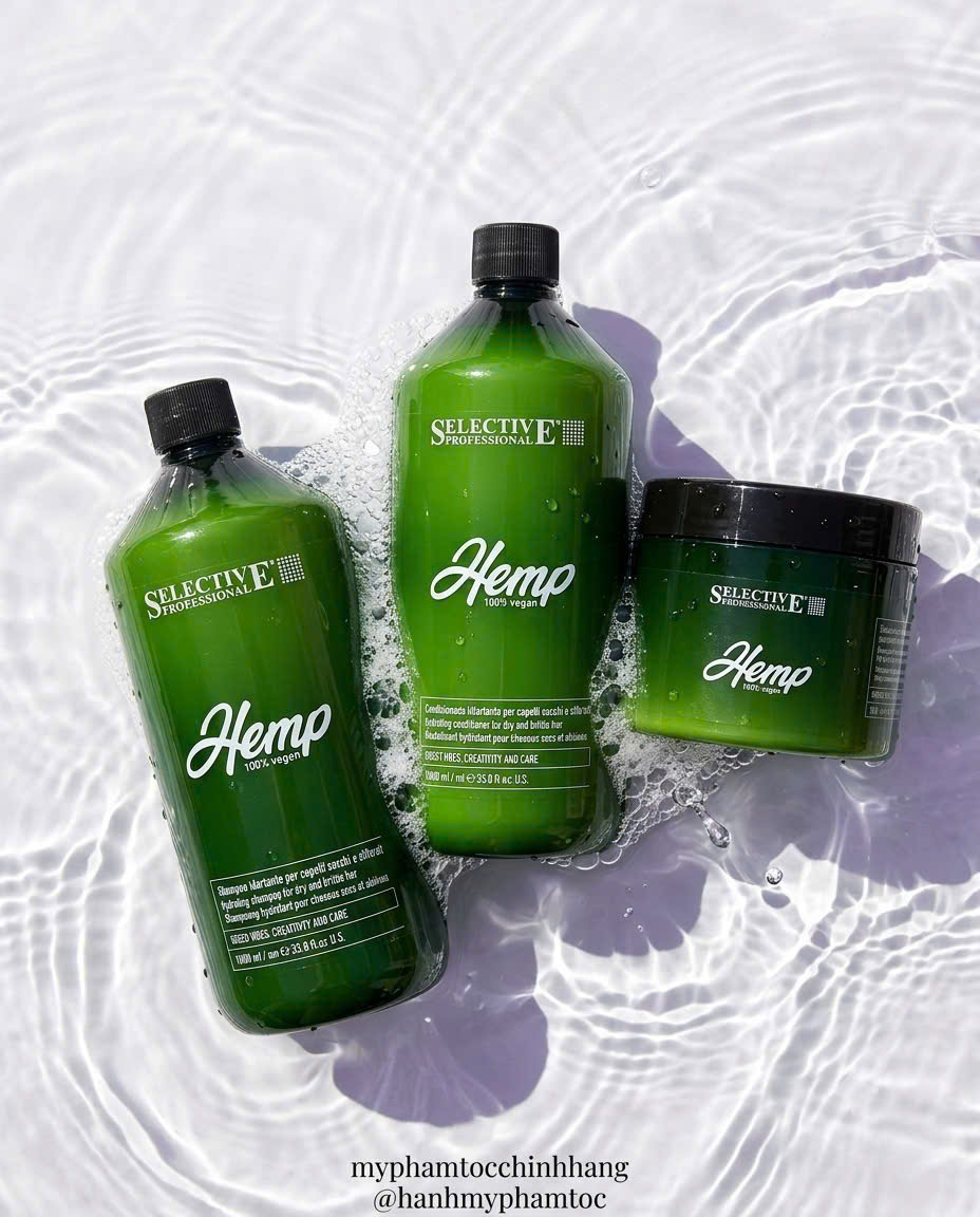 BỘ SẢN PHẨM DƯỠNG ẨM THUẦN CHAY Selective Hemp Sublime Luxury