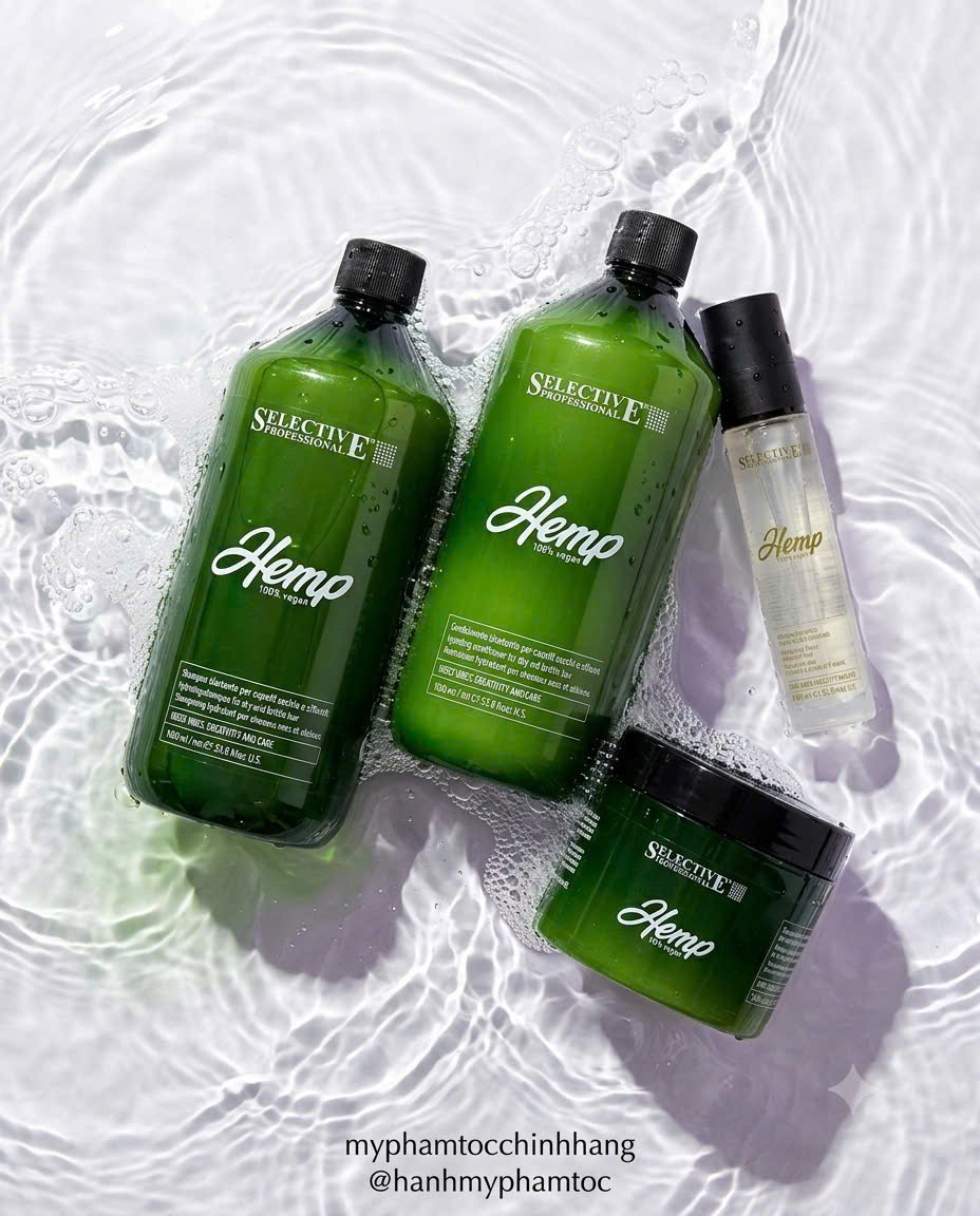 BỘ SẢN PHẨM DƯỠNG ẨM THUẦN CHAY Selective Hemp Sublime Luxury