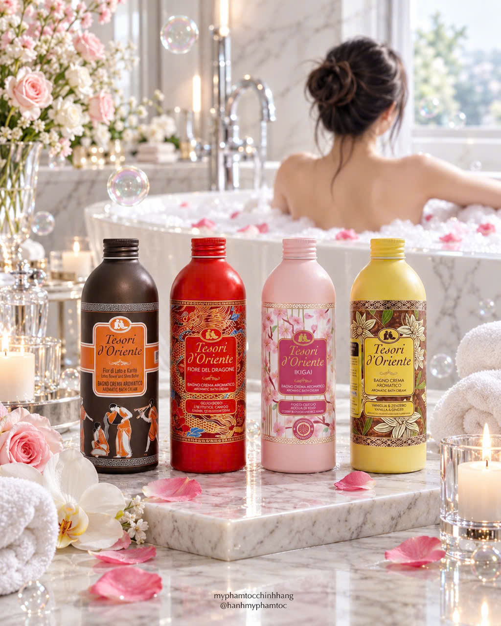 Sữa tắm hương nước hoa ITALIA Tesori d'Oriente Shower Gel (dạng gói - 250ml - 500ml)