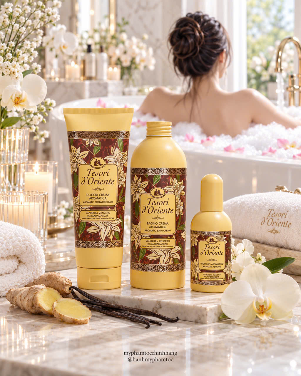 Sữa tắm hương nước hoa ITALIA Tesori d'Oriente Shower Gel (dạng gói - 250ml - 500ml)
