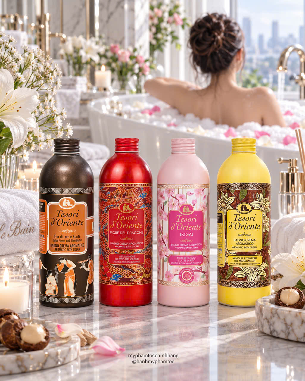 Sữa tắm hương nước hoa ITALIA Tesori d'Oriente Shower Gel (dạng gói - 250ml - 500ml)
