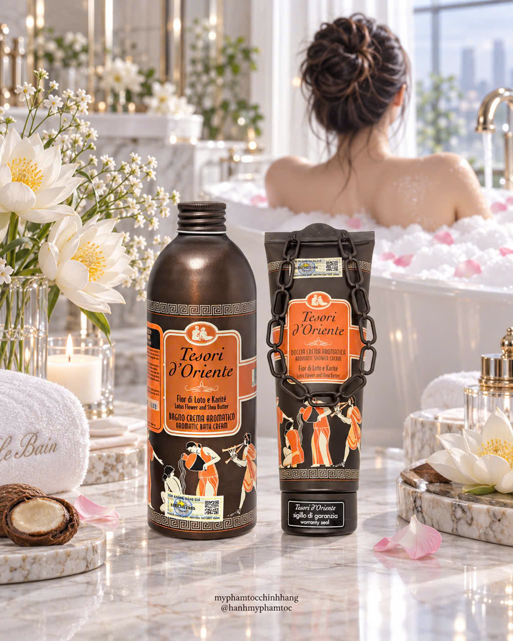 Sữa tắm hương nước hoa ITALIA Tesori d'Oriente Shower Gel (dạng gói - 250ml - 500ml)
