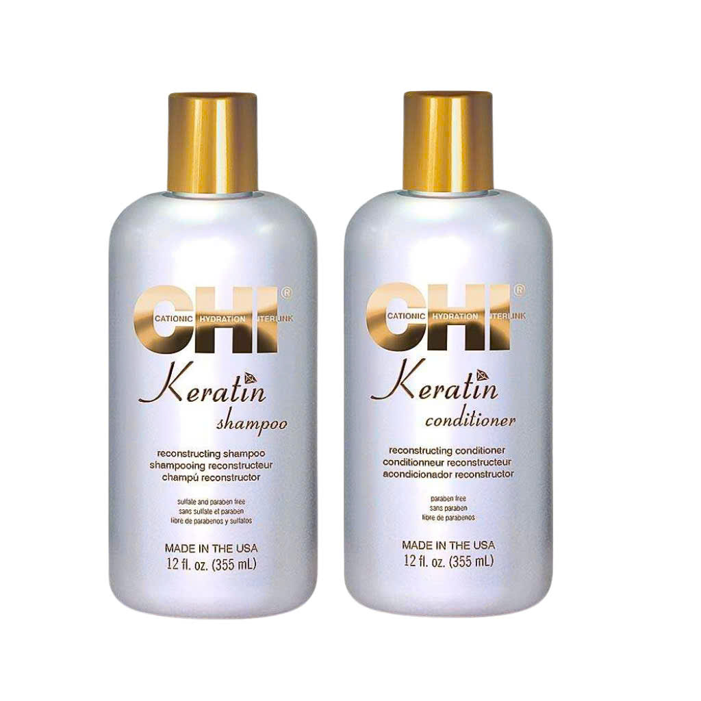 Dầu gội xả phục hồi CHI Keratin (CHI Keratin Reconstructing Shampoo & Conditioner) 355ml 946ml
