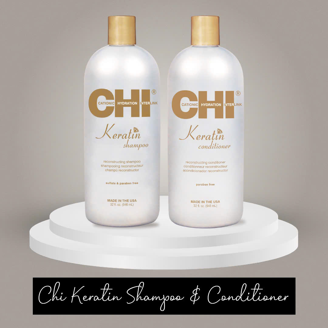 Dầu gội xả phục hồi CHI Keratin (CHI Keratin Reconstructing Shampoo & Conditioner) 355ml 946ml