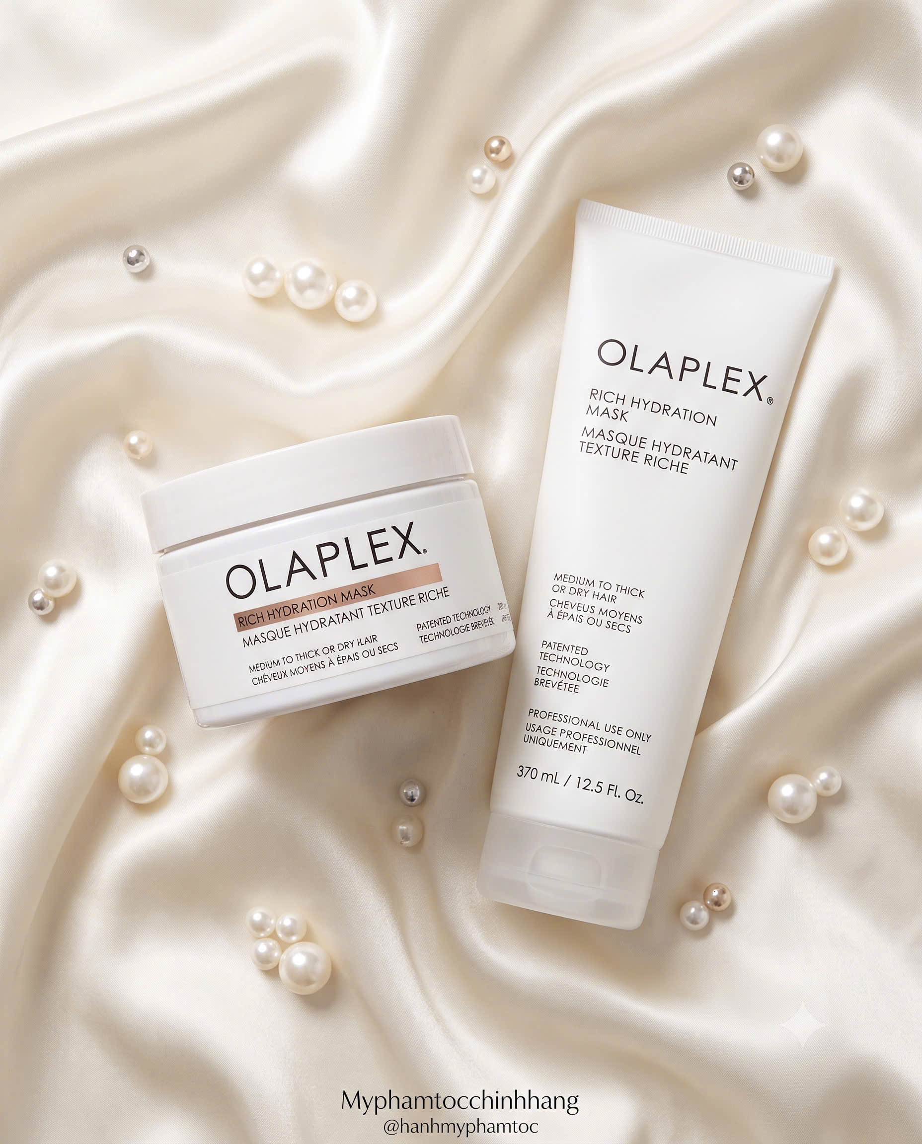 OLAPLEX Rich Hydration Mask | Mặt nạ dưỡng ẩm chuyên sâu cho tóc khô, sợi vừa đến dày 200ML