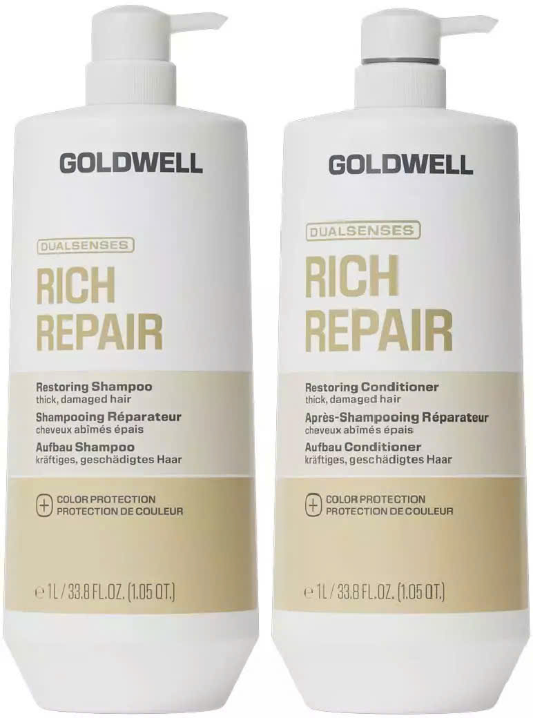 Dầu gội & xả, hấp, dưỡng phục hồi tóc hư tổn Goldwell Dualsenses Rich Repair Restoring