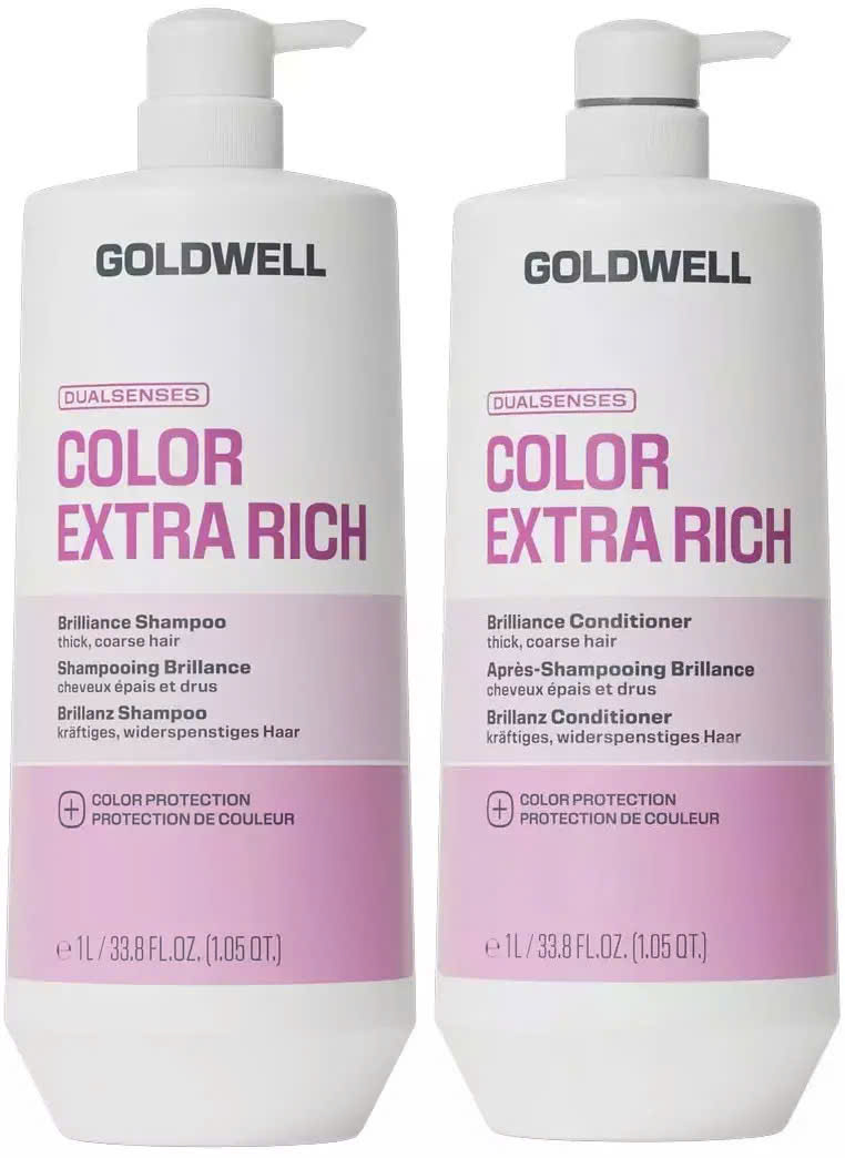 Dầu gội xả giữ màu nhuộm Goldwell Dualsenses Color Extra Rich Brilliance Shampoo & Conditioner