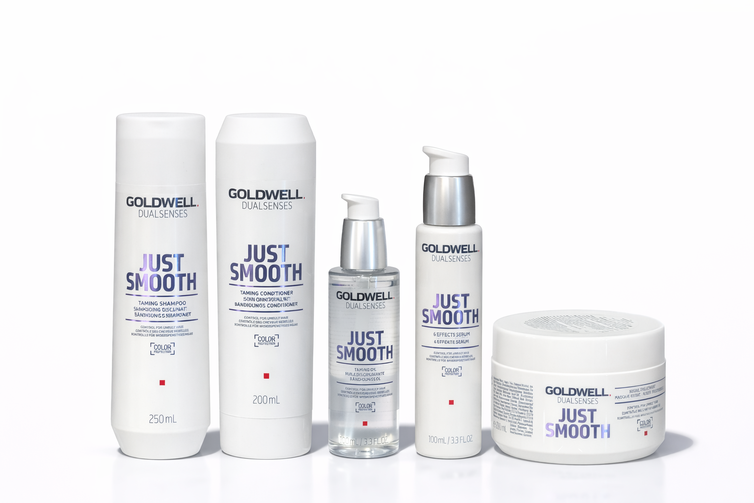 Dầu gội & xả Goldwell làm mượt tóc Dualsenses Just Smooth taming Shampoo & Conditioner