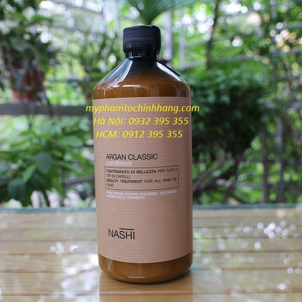 Bộ dầu gội – dầu xả dưỡng phục hồi tóc Nashi Argan - Nashi Argan Shampoo & Conditioner