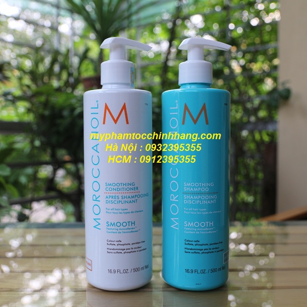 DẦU GỘI XẢ MẶT NẠ TÓC MOROCCANOIL SUÔN MƯỢT SMOOTH 250ML - 500ML - 1000ML