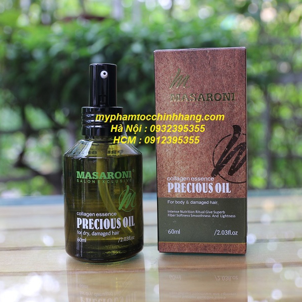 TINH DẦU  DƯỠNG TÓC MASARONI ARGAN PRECIOUS OIL 60ML