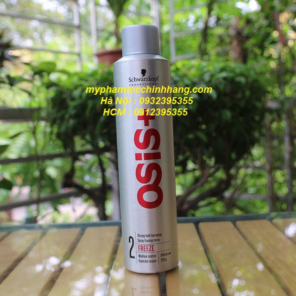 GÔM XỊT GIỮ KIỂU TÓC CỨNG OSIS+ 2 FREEZE 300ML