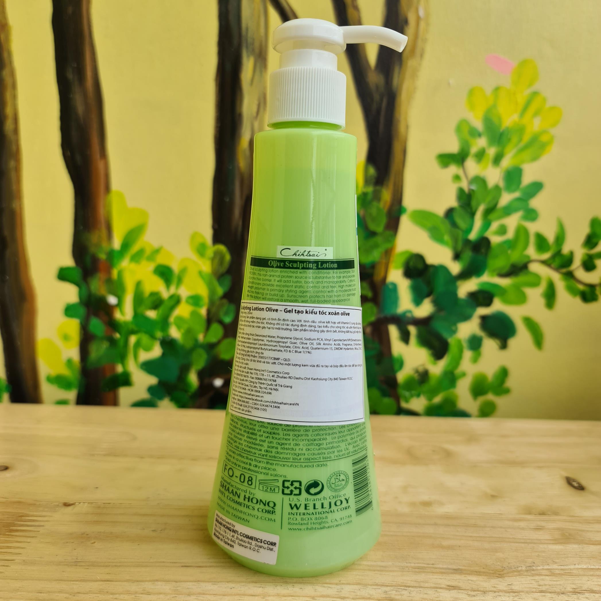 GEL TẠO KIỂU TÓC XOĂN CHIHTSAI 250ML