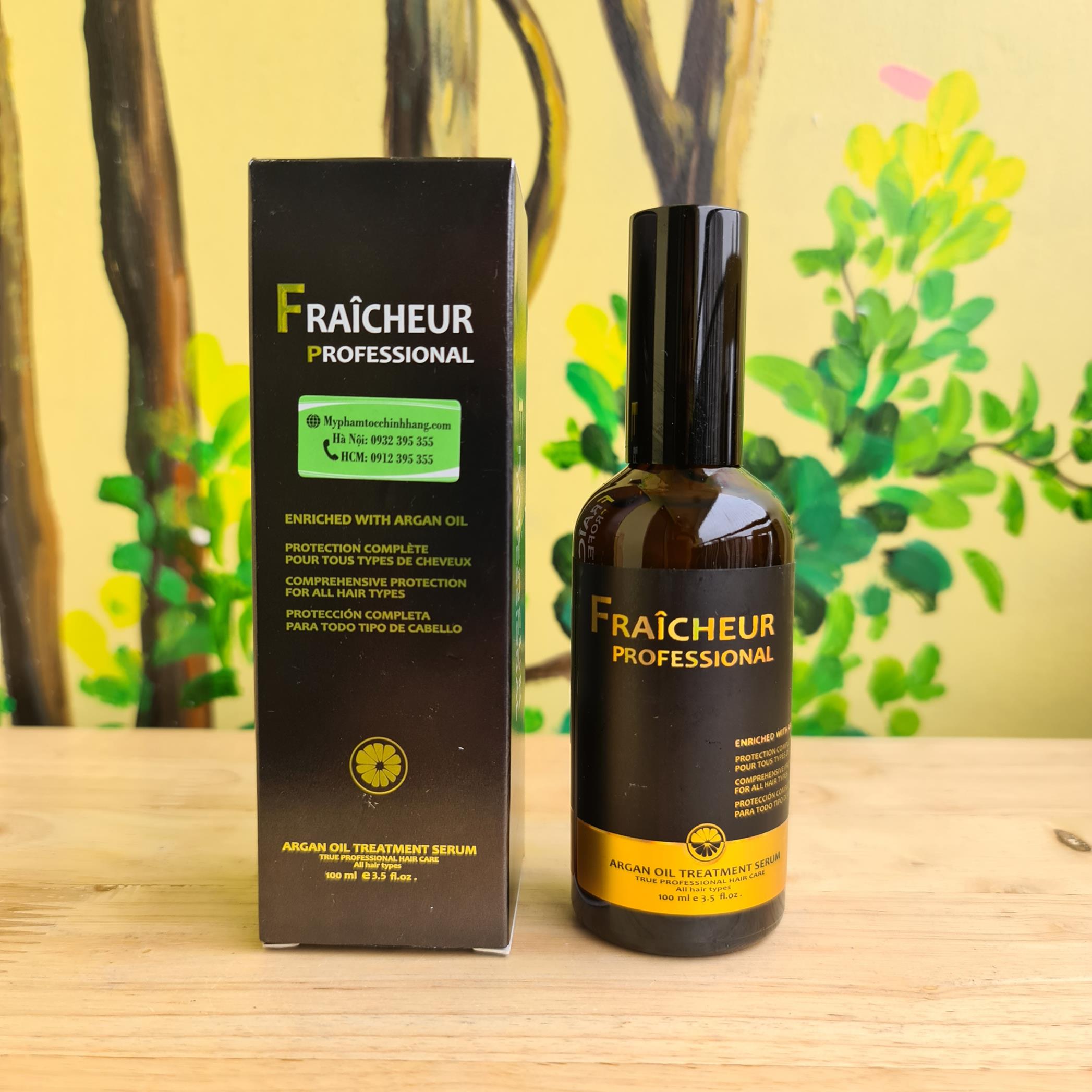 (SALE) TINH DẦU DƯỠNG BÓNG FRAICHEUR ARGAN OIL TREATMENT 50ml -  100ML