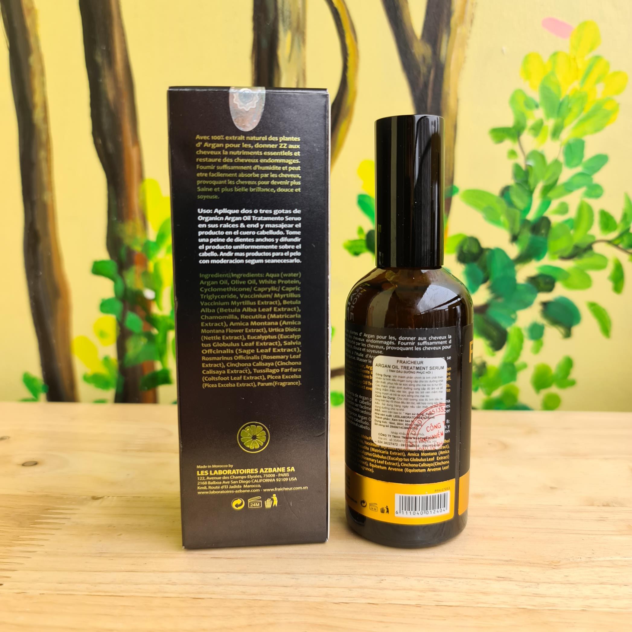 Tinh Dầu Dưỡng Bóng Fraicheur Argan Oil Treatment
