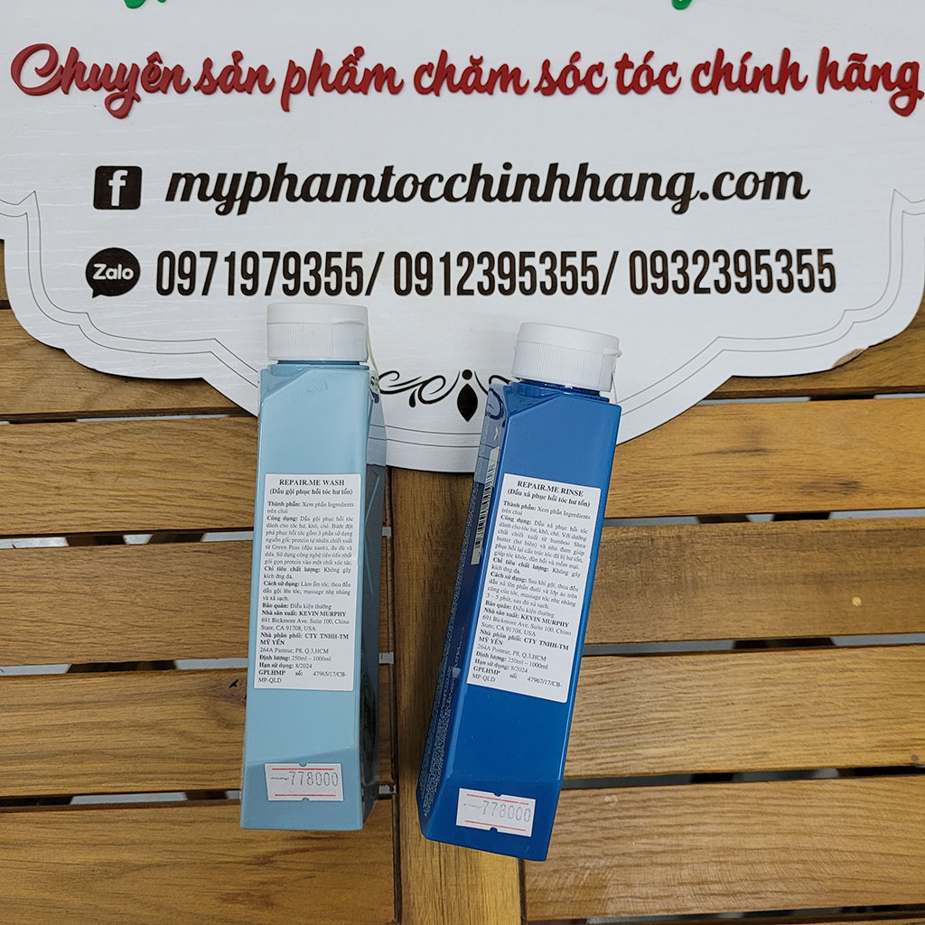 DẦU GỘI XẢ KEVIN MURPHY PHỤC HỒI TÓC HƯ TỔN  REPAIR 250ML