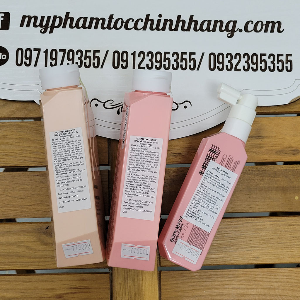 DẦU GỘI XẢ CHO TÓC ÍT, MỎNG, RỤNG KEVIN.MURPHY PLUMPING 250ML - 1000ML