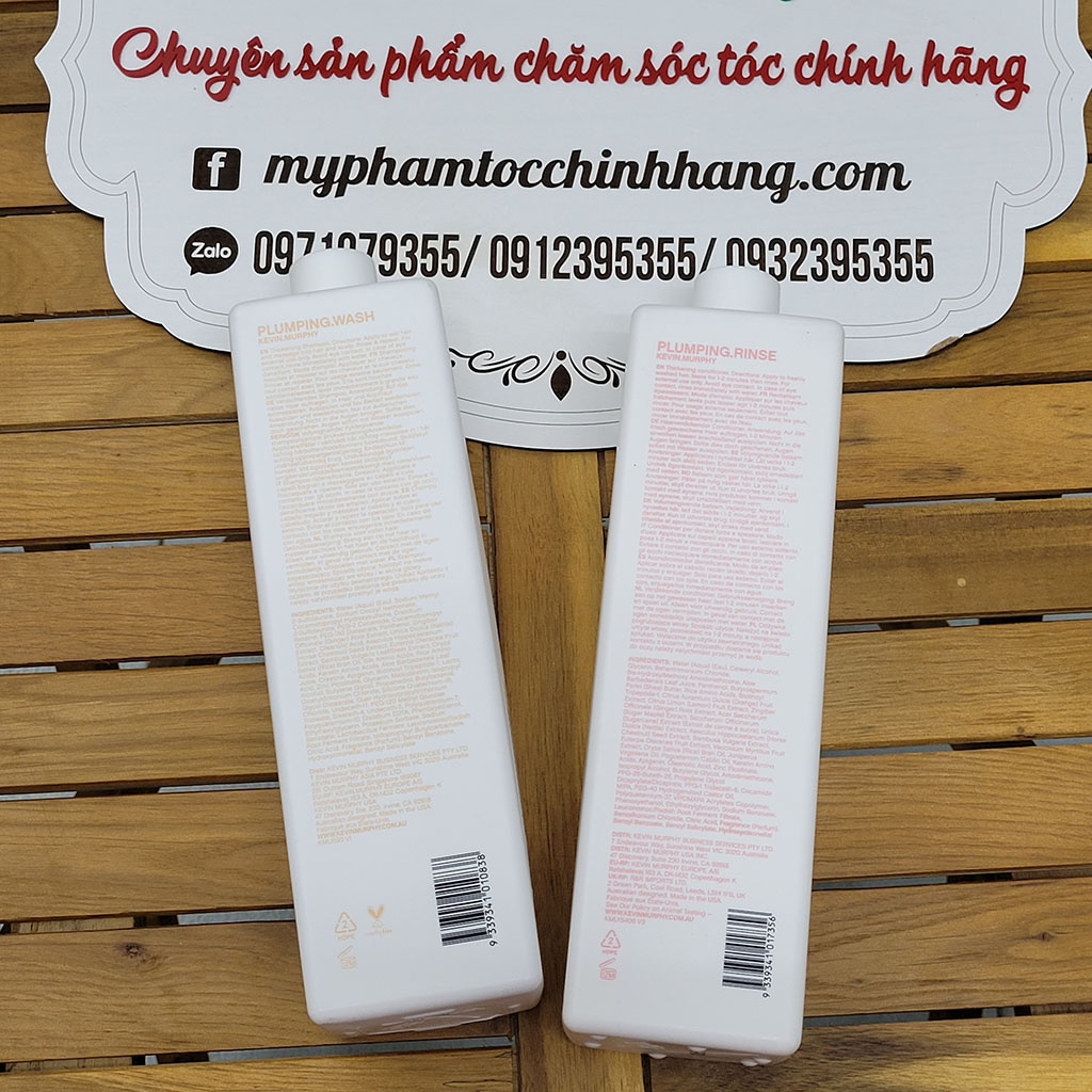 Dầu Gội và dầu xả Làm Dày Tóc Kevin Murphy Plumping 250ml/ 1000ml