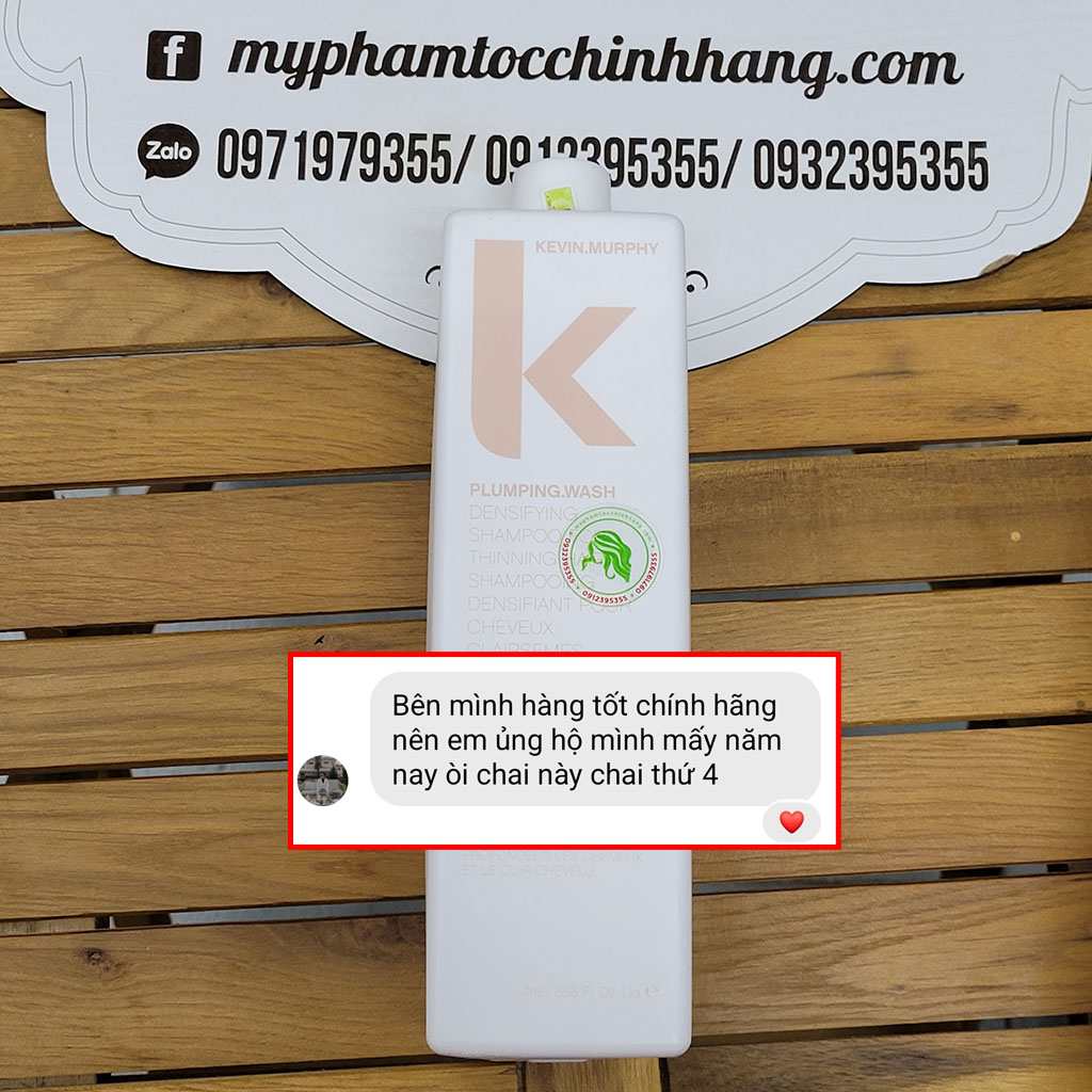 Dầu Gội và dầu xả Làm Dày Tóc Kevin Murphy Plumping 250ml/ 1000ml