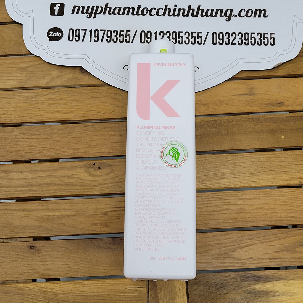 DẦU GỘI XẢ CHO KEVIN MURPHY CHO TÓC ÍT, MỎNG, RỤNG PLUMPING 1000ML