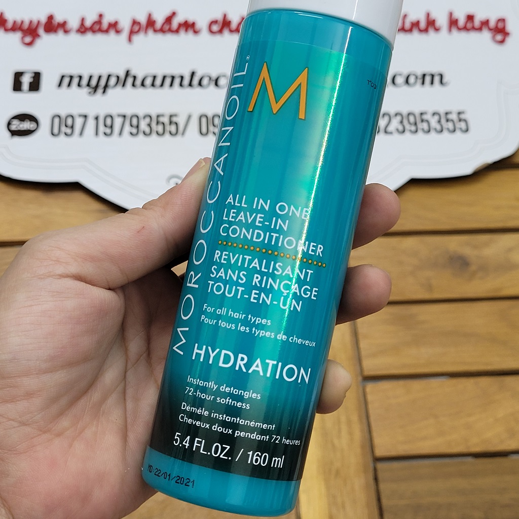 XỊT XẢ KHÔ ĐA NĂNG MOROC MOROCCANOIL ALL IN ONE LEAVE IN 50ML - 160ML