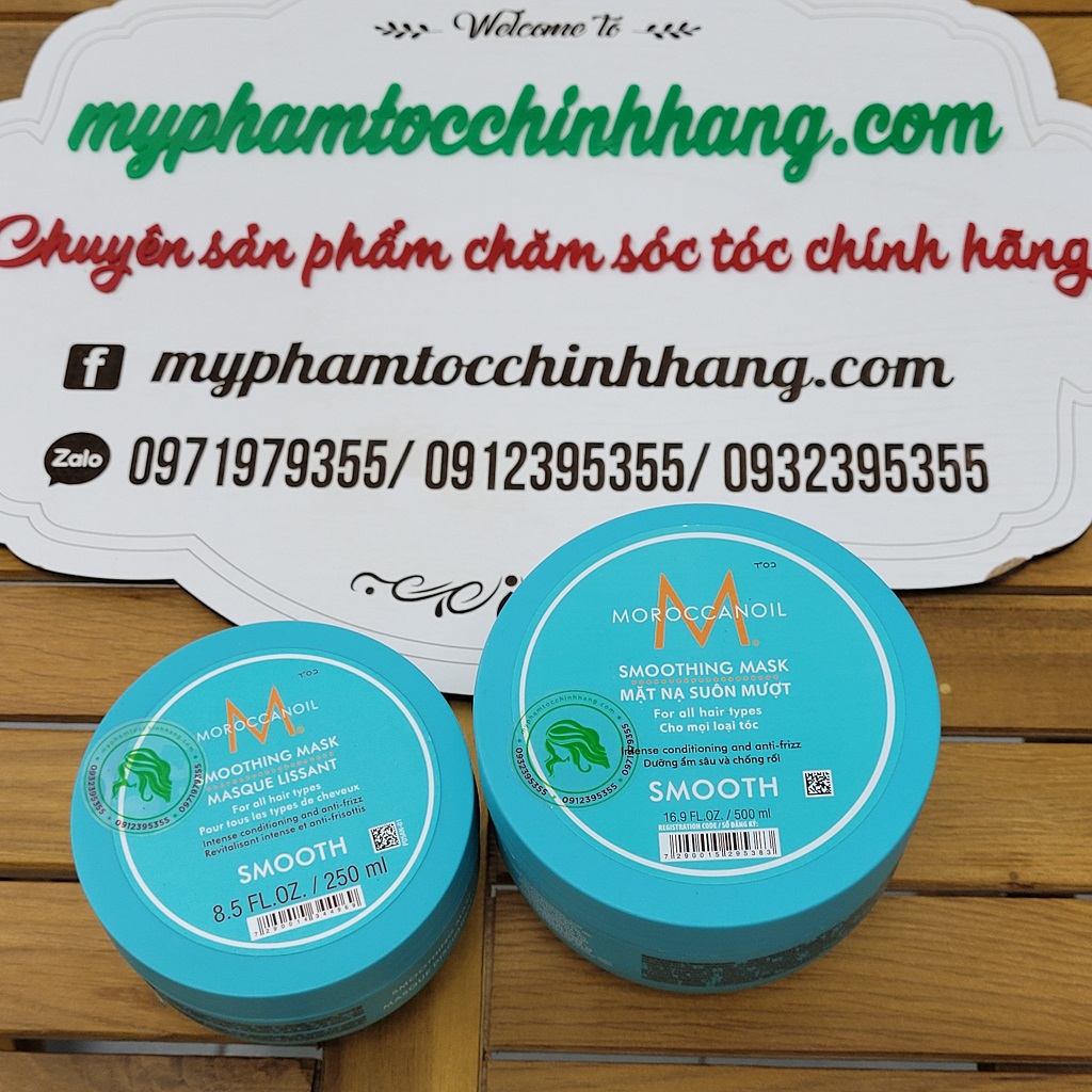 MẶT NẠ SUÔN MƯỢT MOROCCANOIL SMOOTHING MASK 250ML - 500ML