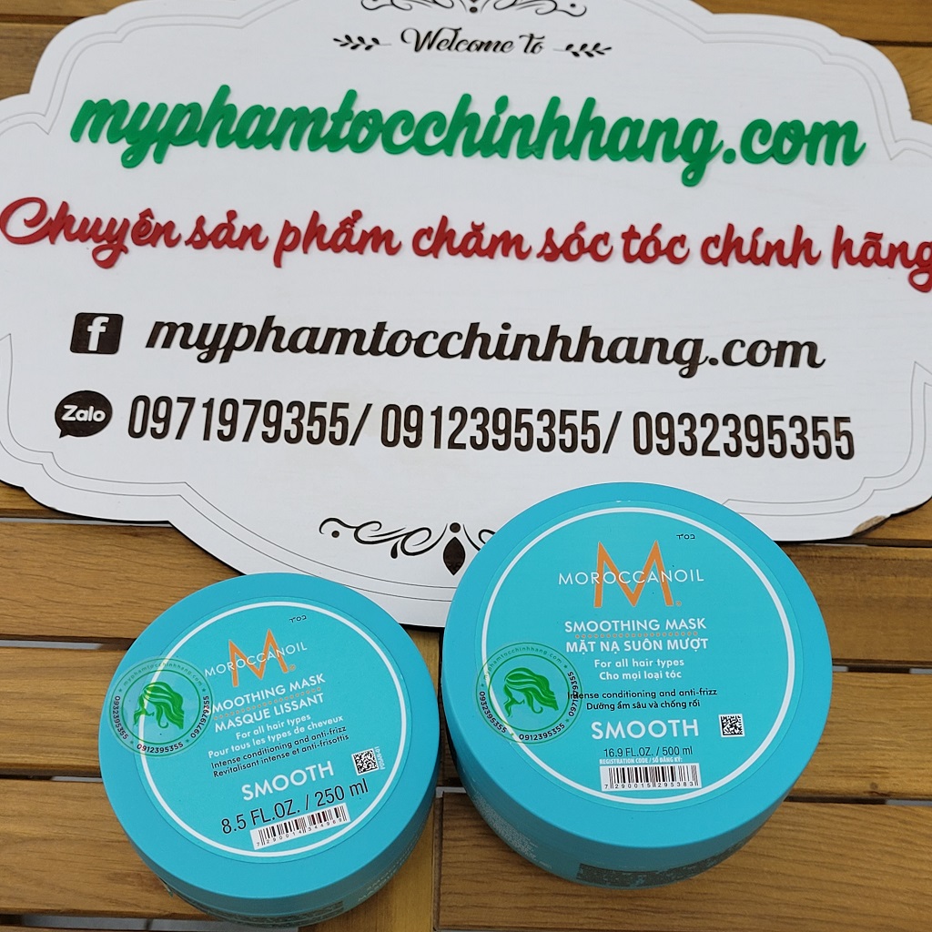 MẶT NẠ SUÔN MƯỢT MOROCCANOIL SMOOTHING MASK 250ML - 500ML