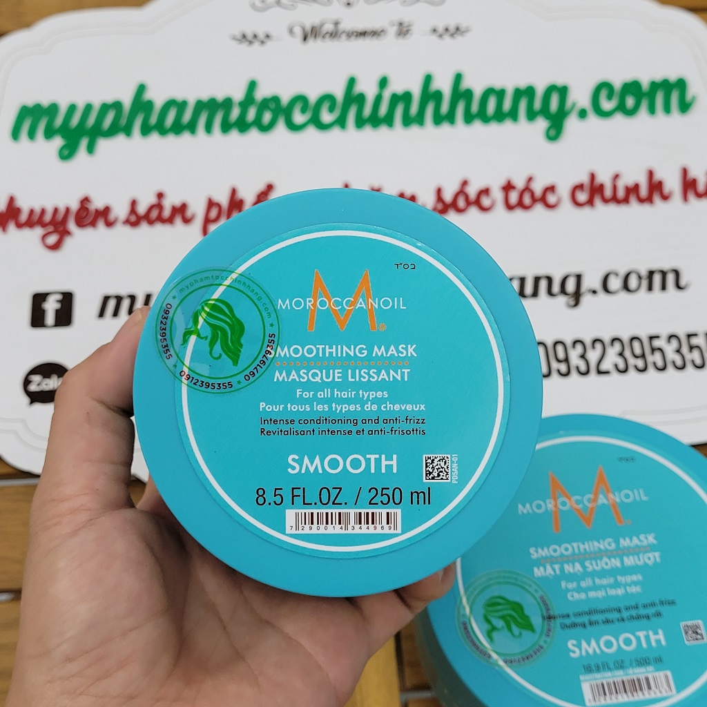 MẶT NẠ SUÔN MƯỢT MOROCCANOIL SMOOTHING MASK 250ML - 500ML