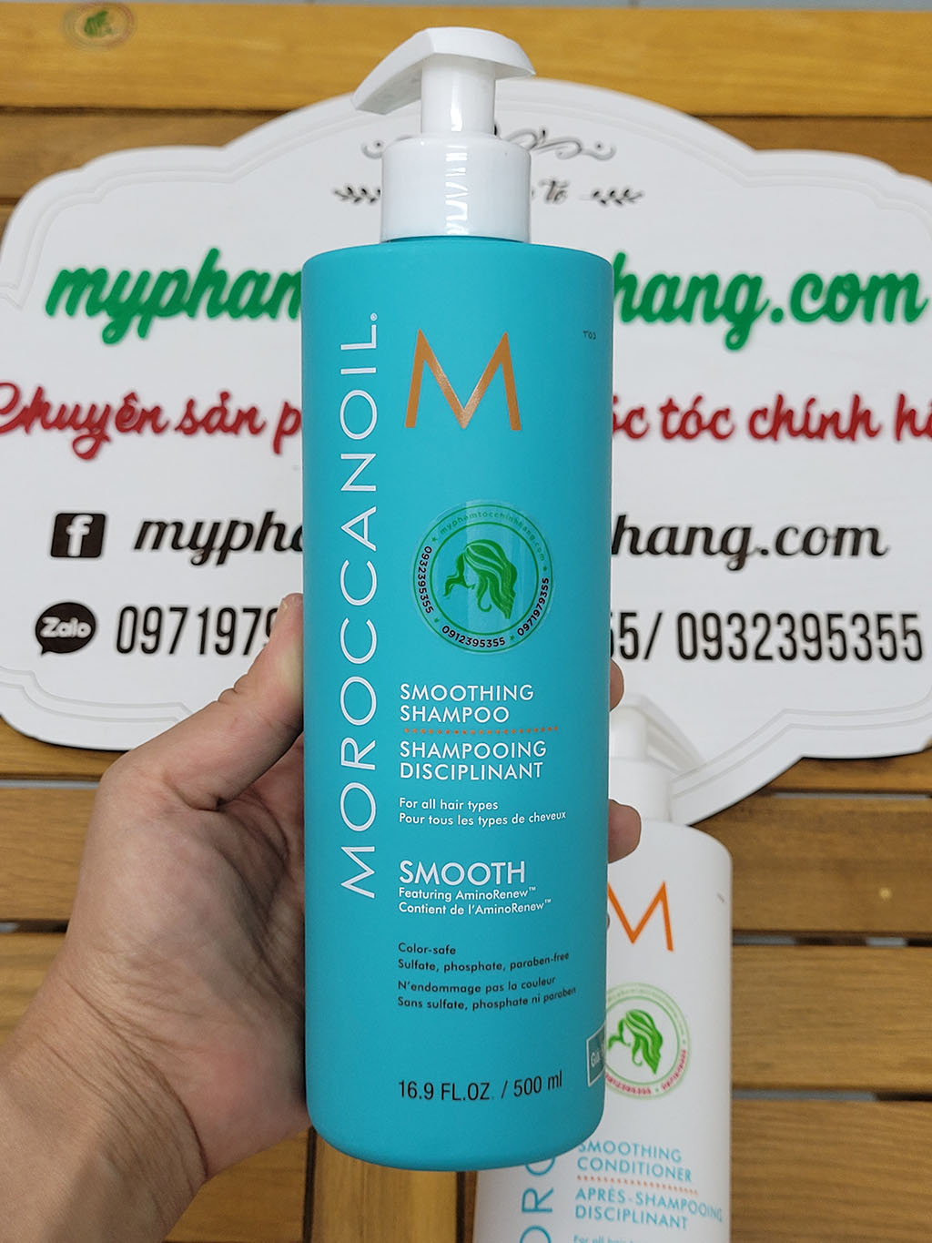 DẦU GỘI XẢ MẶT NẠ TÓC MOROCCANOIL SUÔN MƯỢT SMOOTH 250ML - 500ML - 1000ML