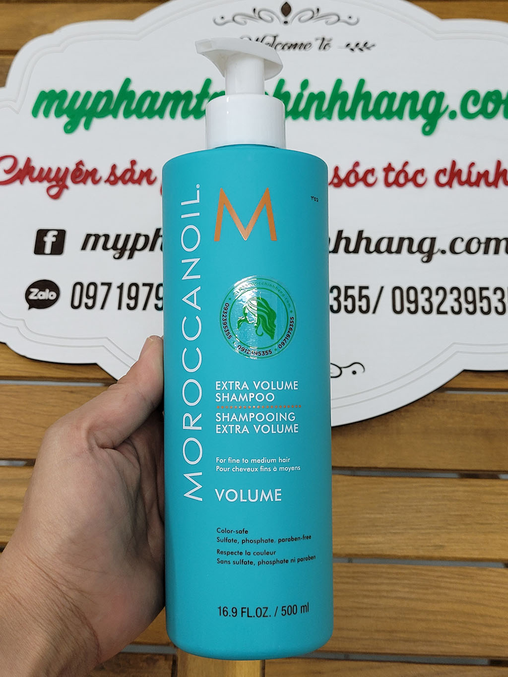 DẦU GỘI XẢ MOROCCANOIL EXTRA VOLUME TĂNG PHỒNG 250ML 500ML - 1000ML