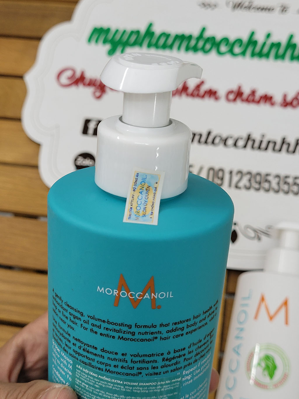 Dầu Gội & Dầu Xả Tăng Phồng Moroccanoil Extra Volume Shampoo & Conditioner
