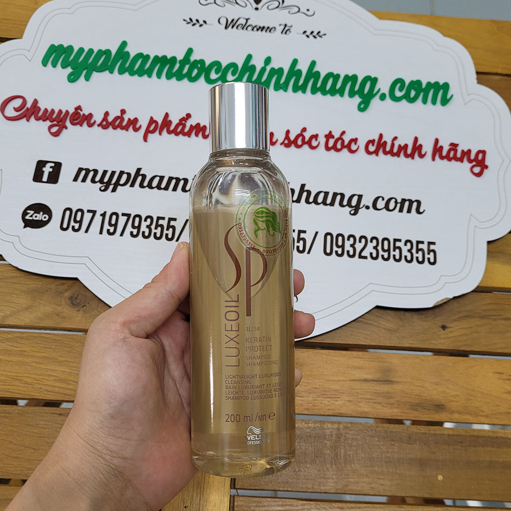 DẦU GỘI, DẦU XẢ, MẶT NẠ DƯỠNG PHỤC HỒI SP LUXEOIL KERATIN 200ML-150ML