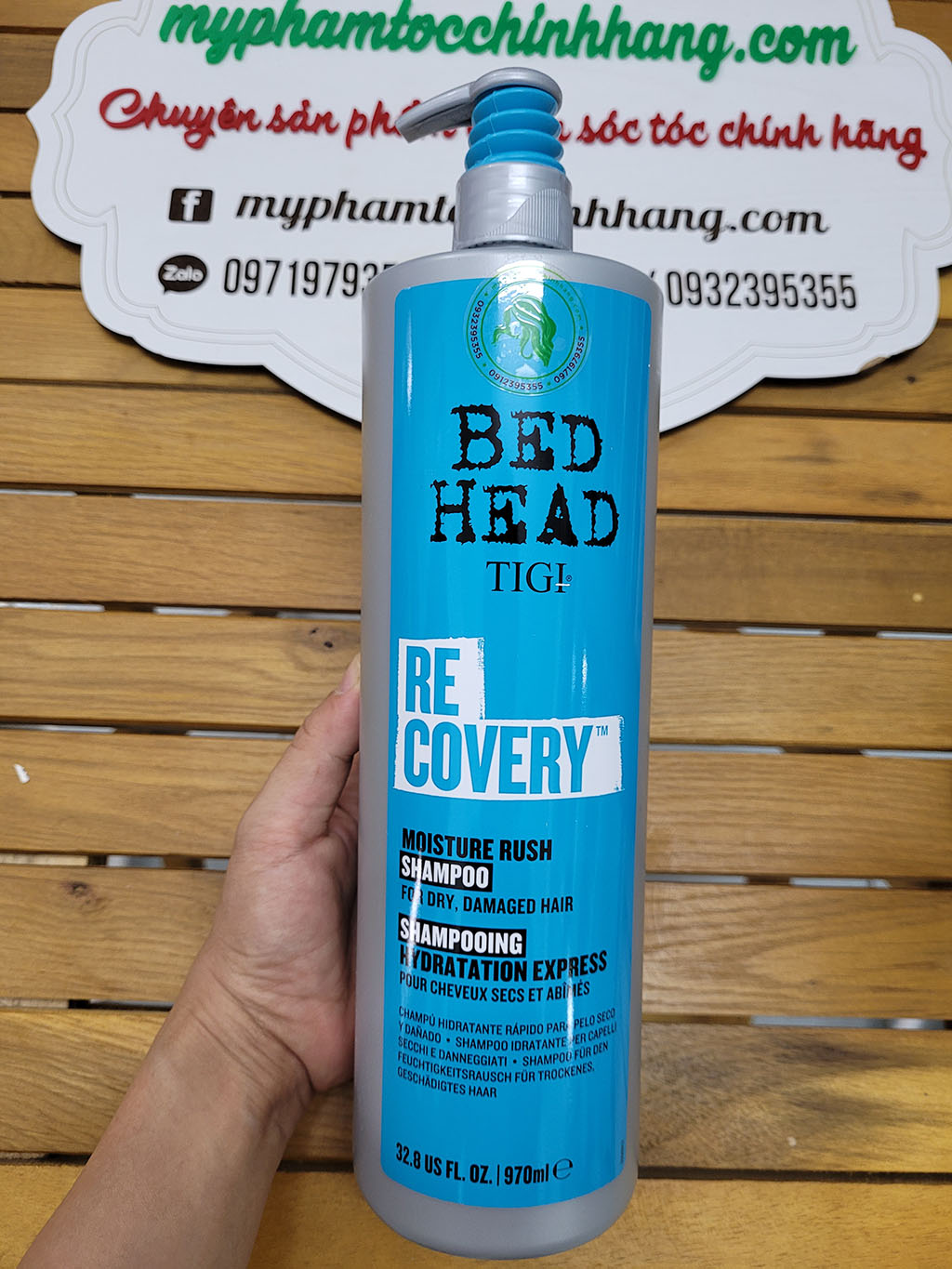 DẦU GỘI VÀ XẢ PHỤC HỒI ĐỘ ẨM TỨC THÌ TIGI BEDHEAD RECOVERY LEVEL 2 400ML - 970ML