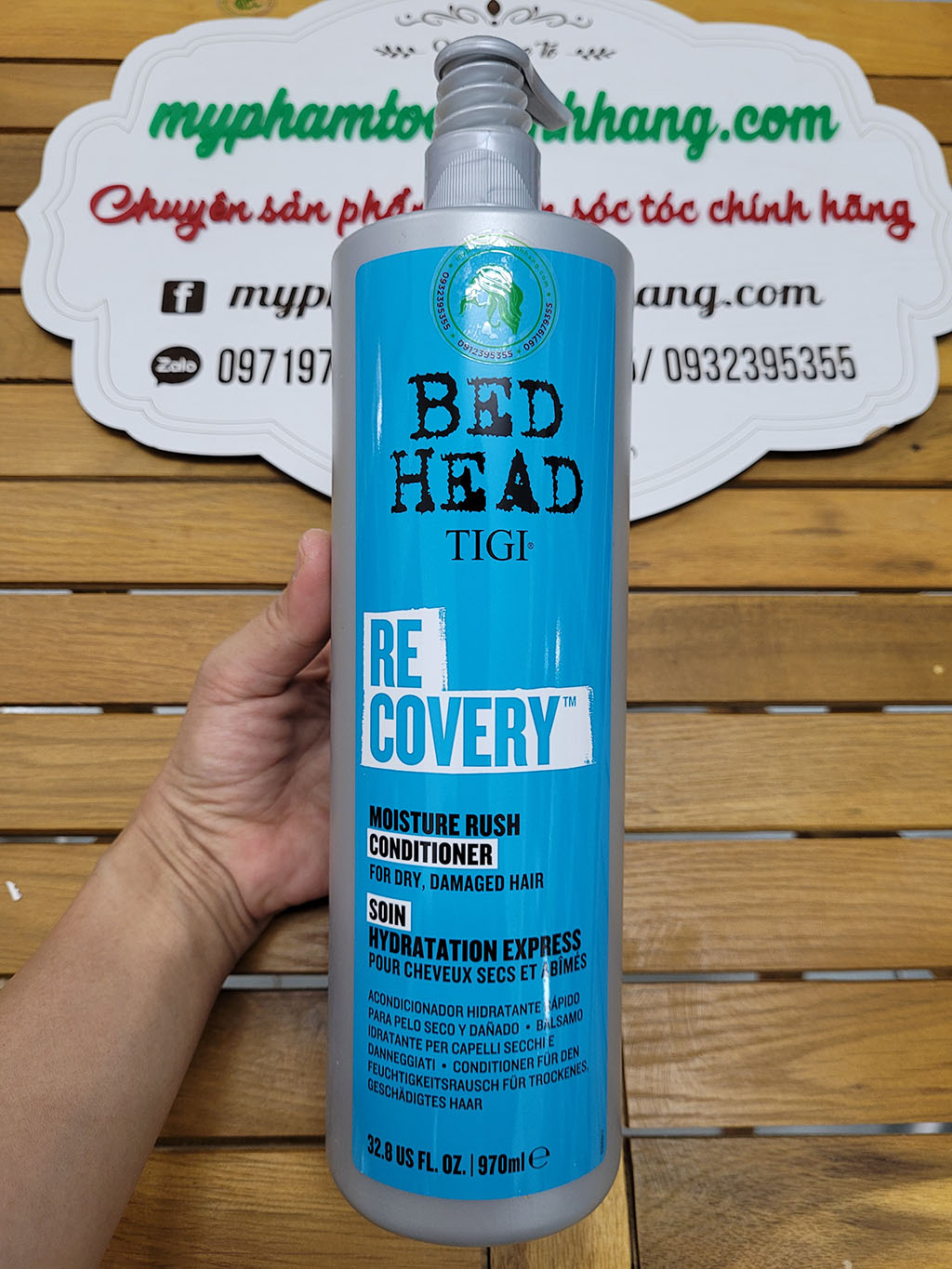 DẦU GỘI VÀ XẢ PHỤC HỒI ĐỘ ẨM TỨC THÌ TIGI BEDHEAD RECOVERY LEVEL 2 400ML - 970ML