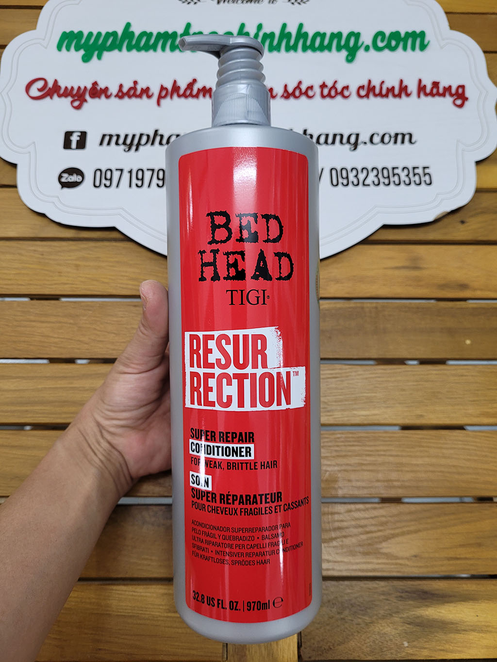 Dầu gội và xả phục hồi tóc hư tổn cấp độ 3 TIGI Bed Head Resurrection (TIGI Bed Head Urban Antidotes Level 3 Resurrection Shampoo & Conditioner) 400ml 970ml