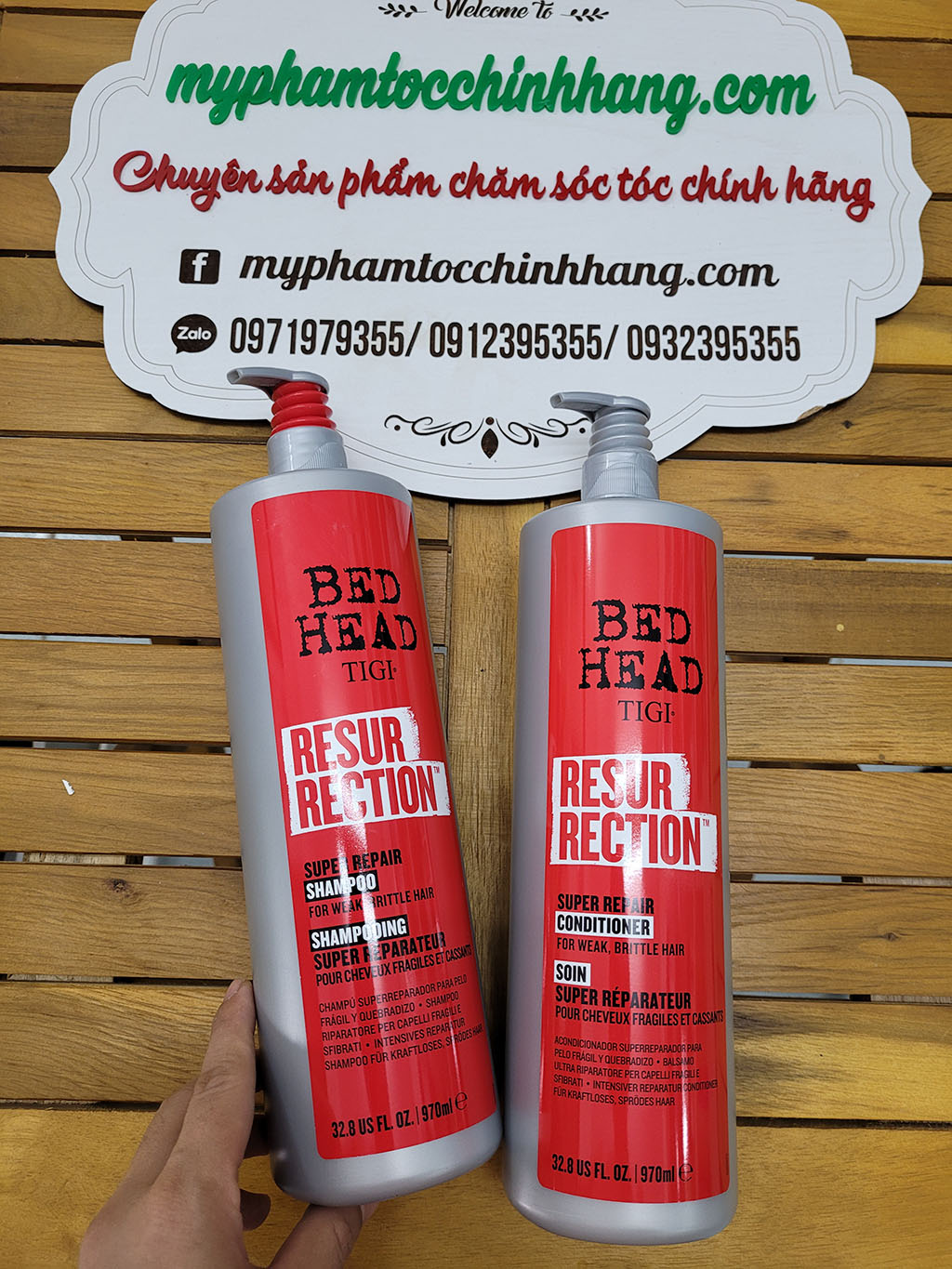 DẦU GỘI VÀ XẢ TÁI SINH TIGI BEDHEAD RESURRECTION LEVEL 3 400ML - 970ML