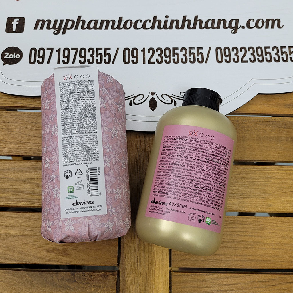 TINH CHẤT TẠO SÓNG XOĂN DAVINES CURL BUILDING 250ML