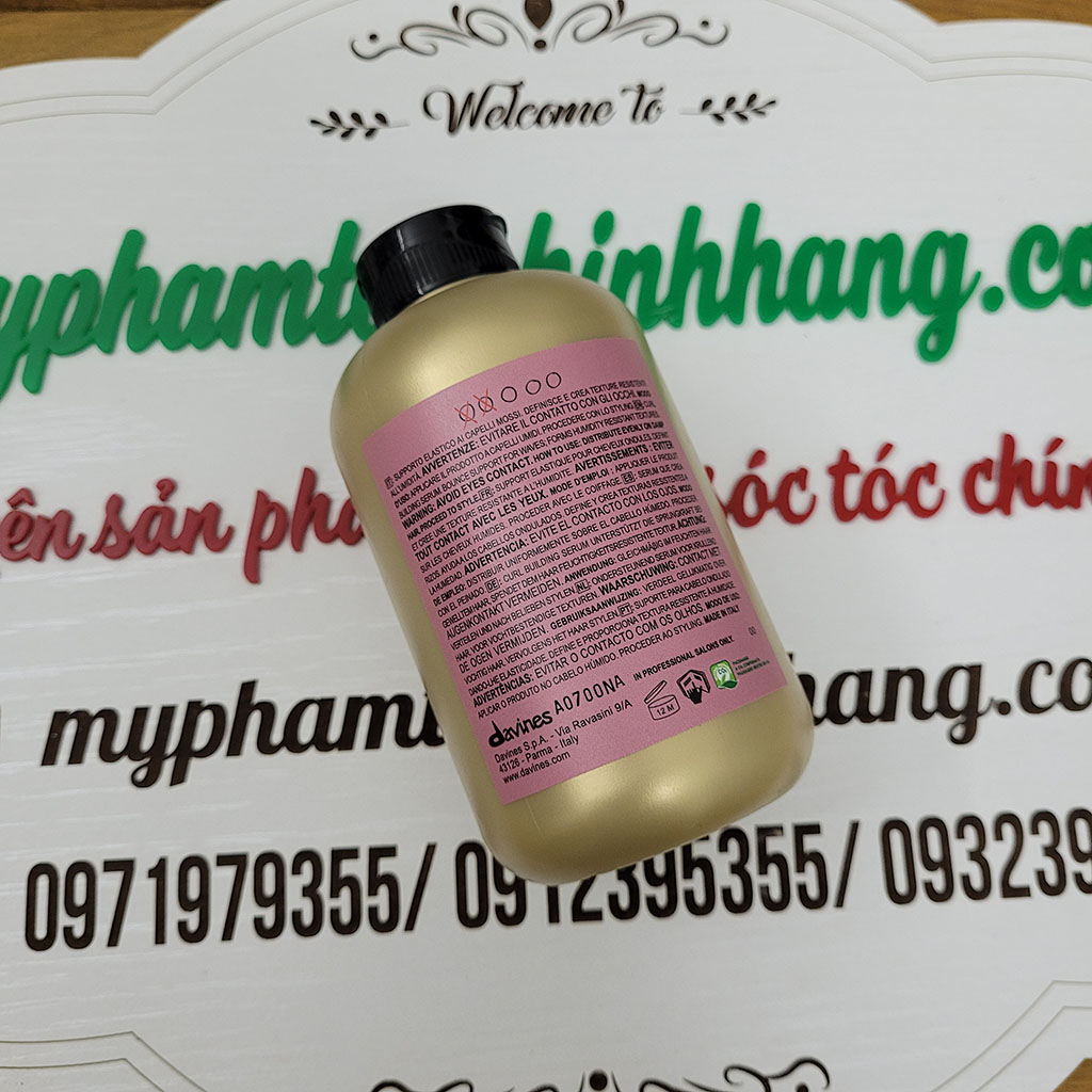 Tinh chất tạo sóng xoăn Davines Curl Building (Davines More Inside Curl Building Serum) 250ml