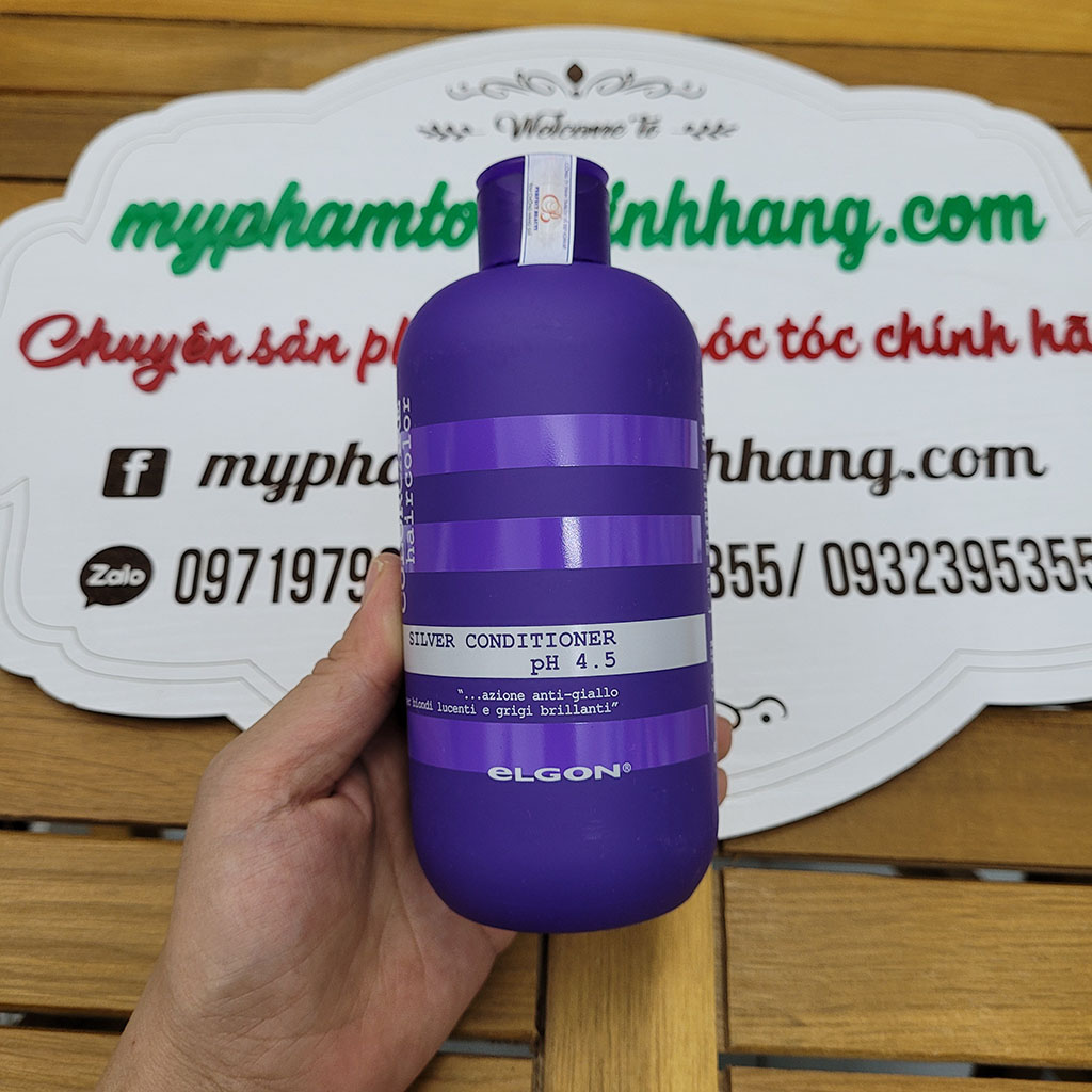 DẦU GỘI XẢ KHỬ VÀNG DÀNH CHO TÓC TẨY TRẮNG, TÓC BẠCH KIM ELGON 100ml - 300ML