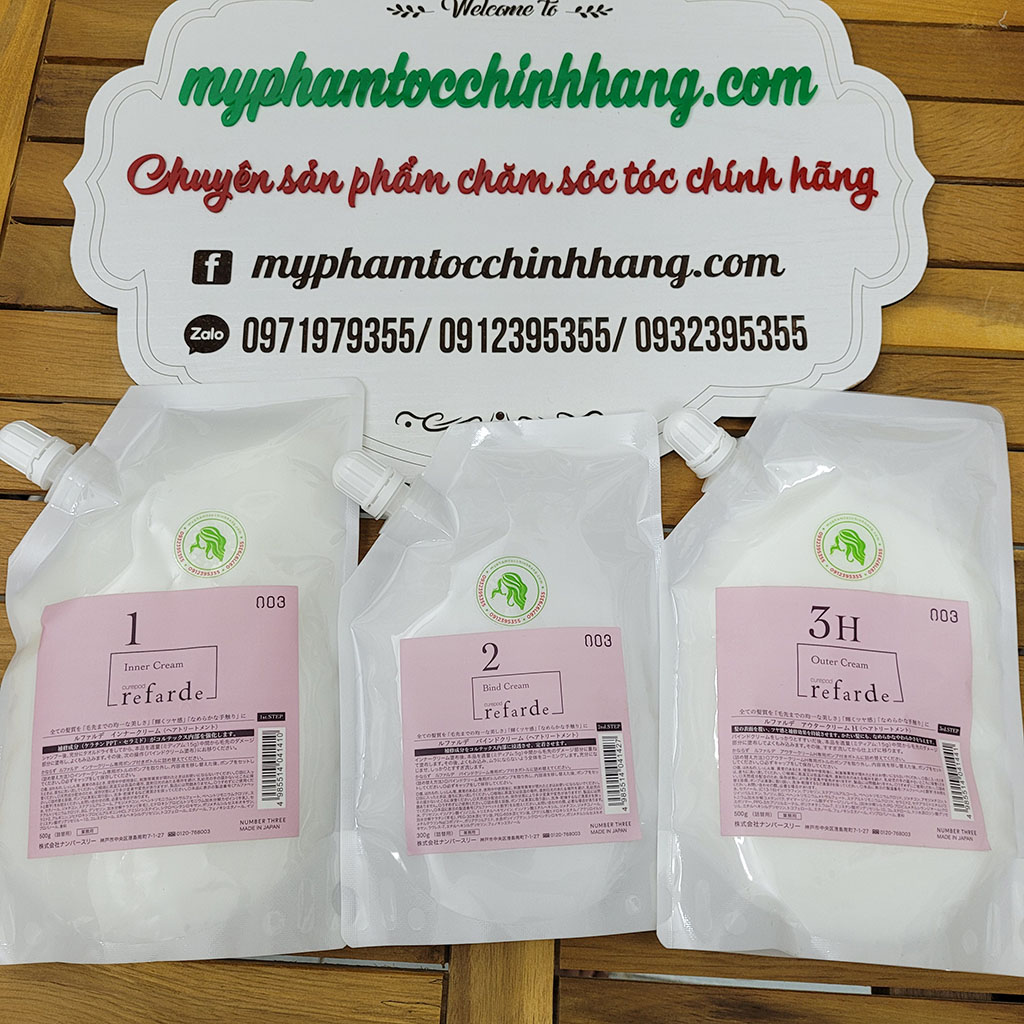 Bộ phục hồi tóc 3 bước Refarde 003 Number Three