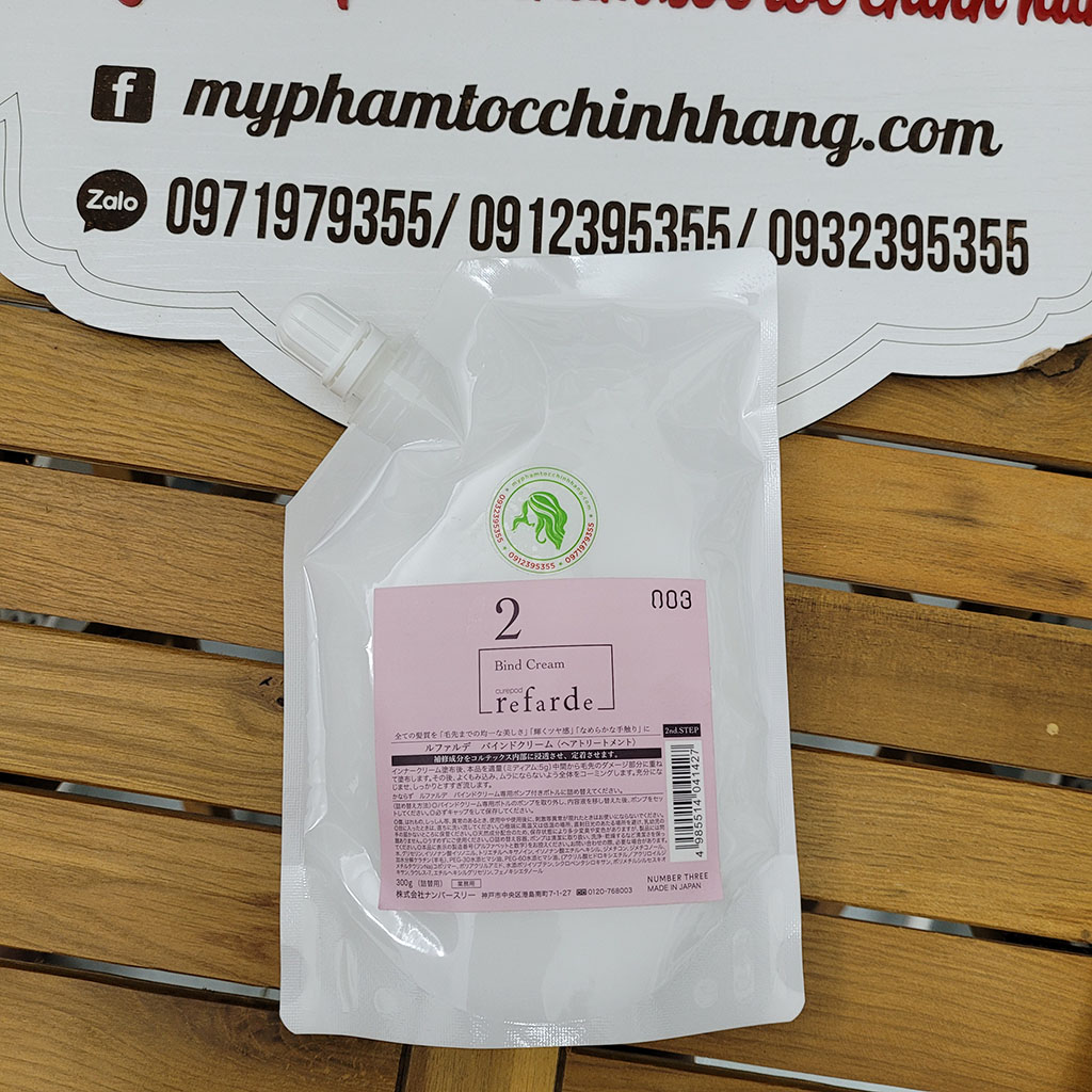 Bộ phục hồi tóc 3 bước Refarde 003 Number Three