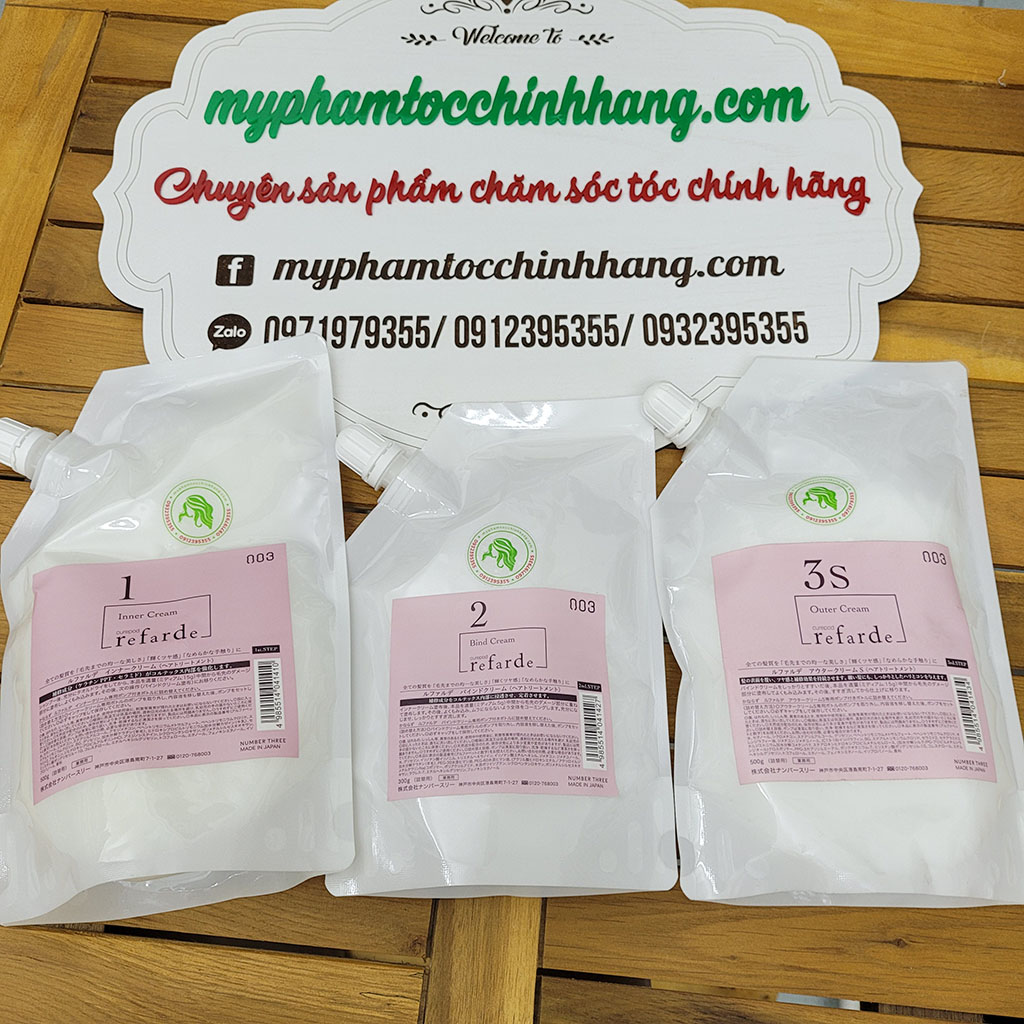 Bộ phục hồi tóc 3 bước Refarde 003 Number Three