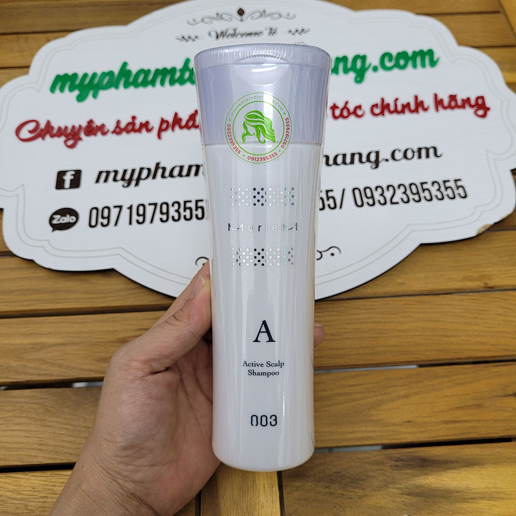 Dầu gội trị dầu giảm rụng Number Three 003 MURIEM Active Scalp Shampoo A