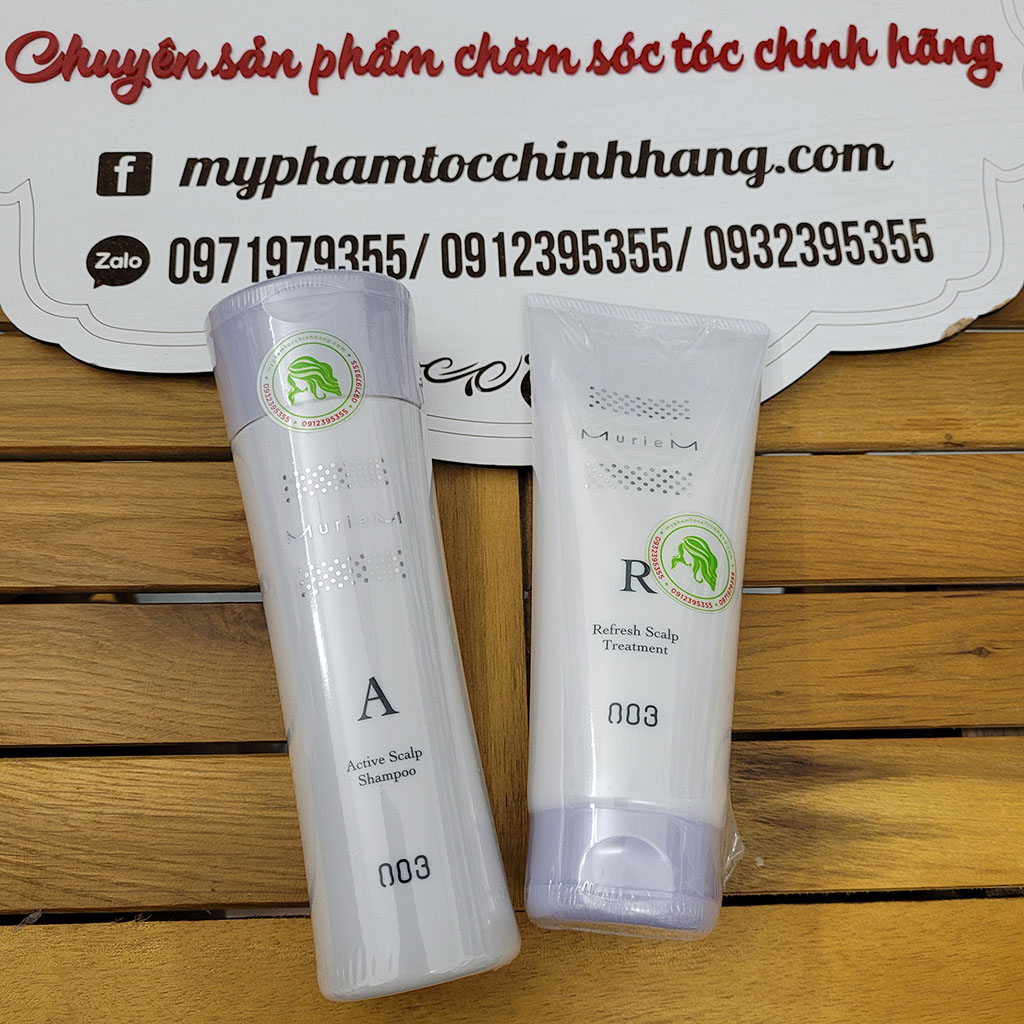 Dầu gội trị dầu giảm rụng Number Three 003 MURIEM Active Scalp Shampoo A