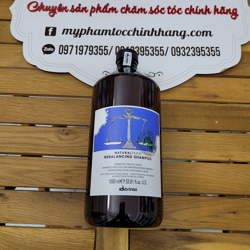 DẦU GỘI CÂN BẰNG DẦU DAVINES REBALANCING 250ML - 1000ML